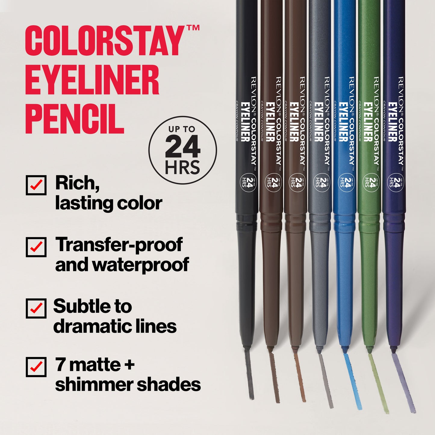 Revlon ColorStay Eyeliner Pencil, 202 Black Brown