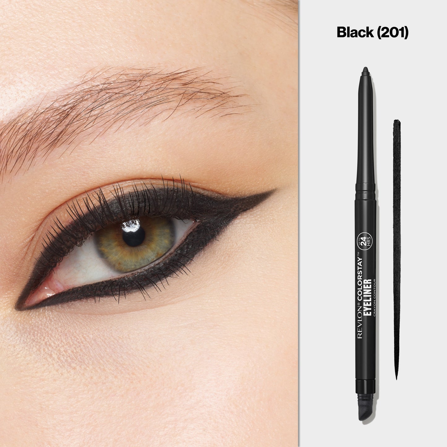 Revlon ColorStay Eyeliner Pencil, 201 Black
