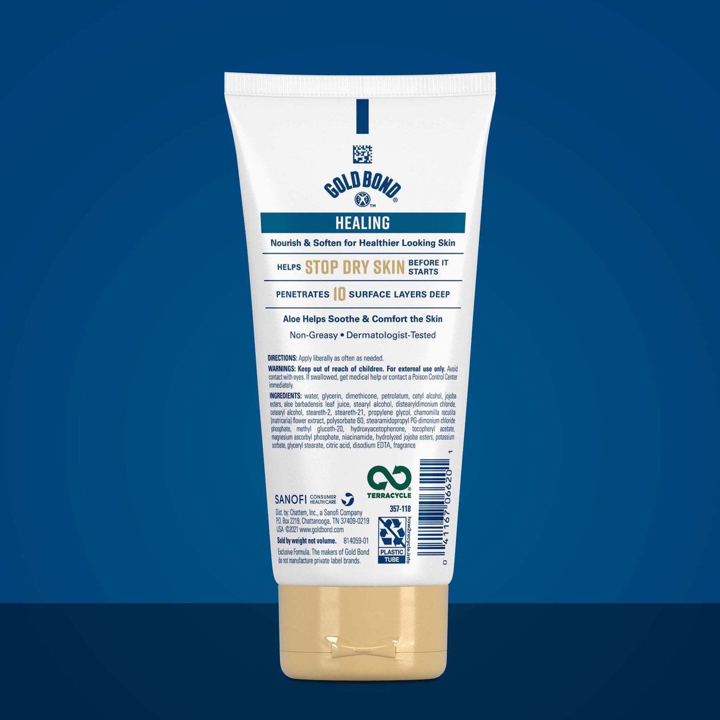 Gold Bond Healing Hydrating Cream, With Aloe