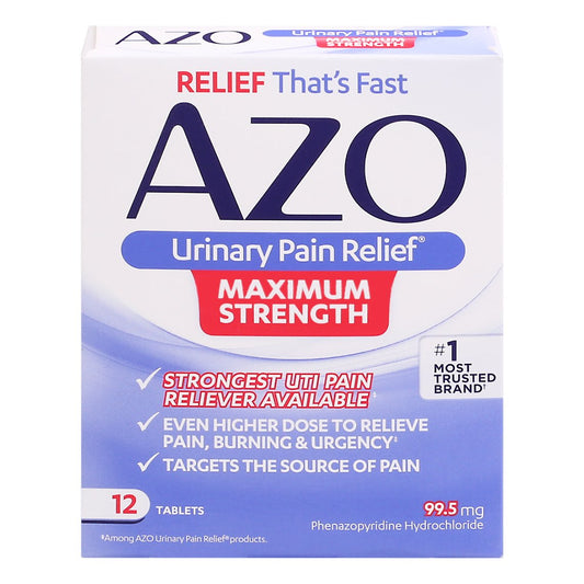 Azo Maximum Strength Urinary Pain Relief Tablets