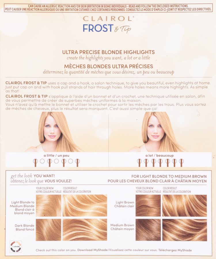 Clairol Frost & Tip Ultra Precise Blonde Highlights for Light Blonde/Medium Brown