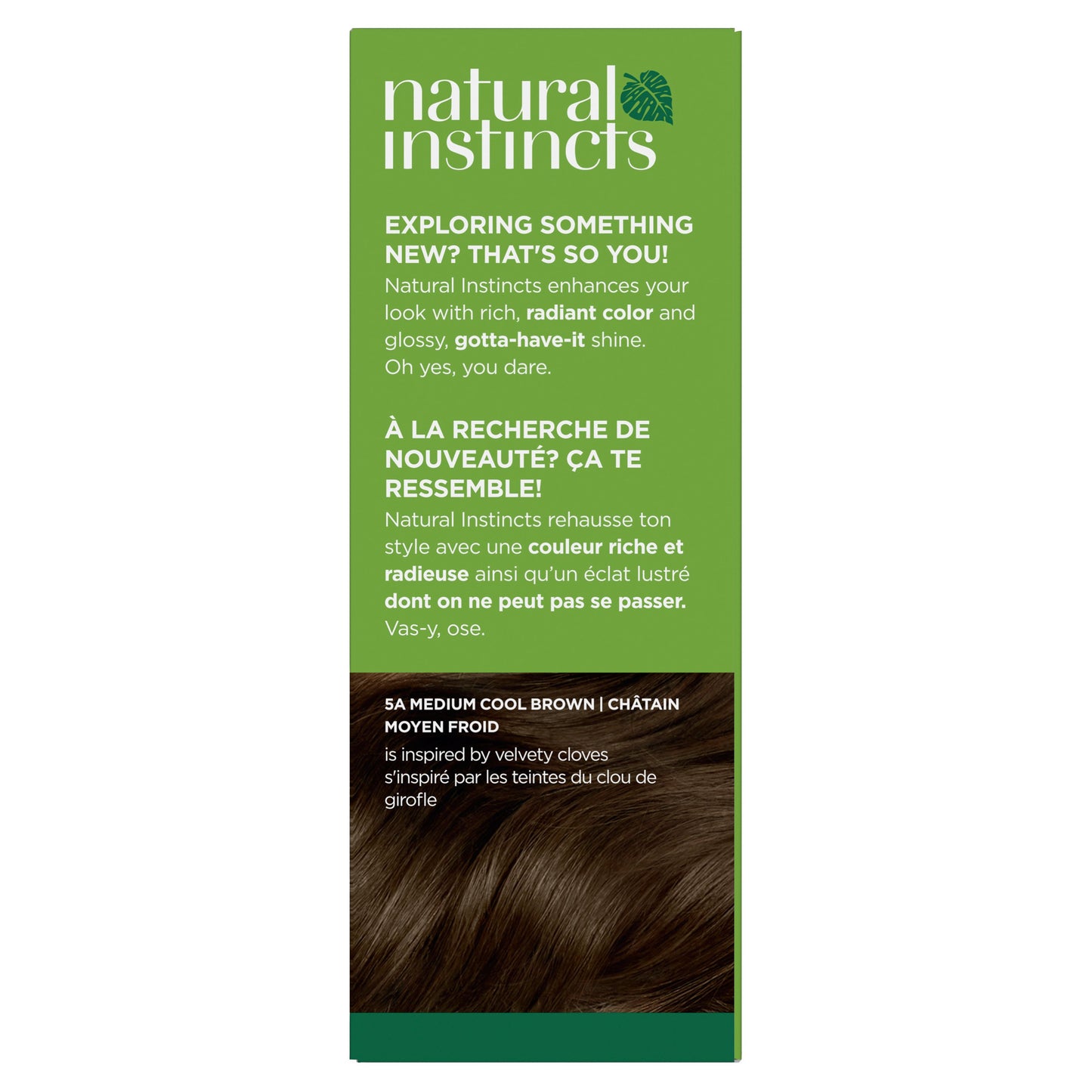 Clairol Natural Instincts Vegan Demi-Permanent Hair Color - 5A Medium Cool Brown