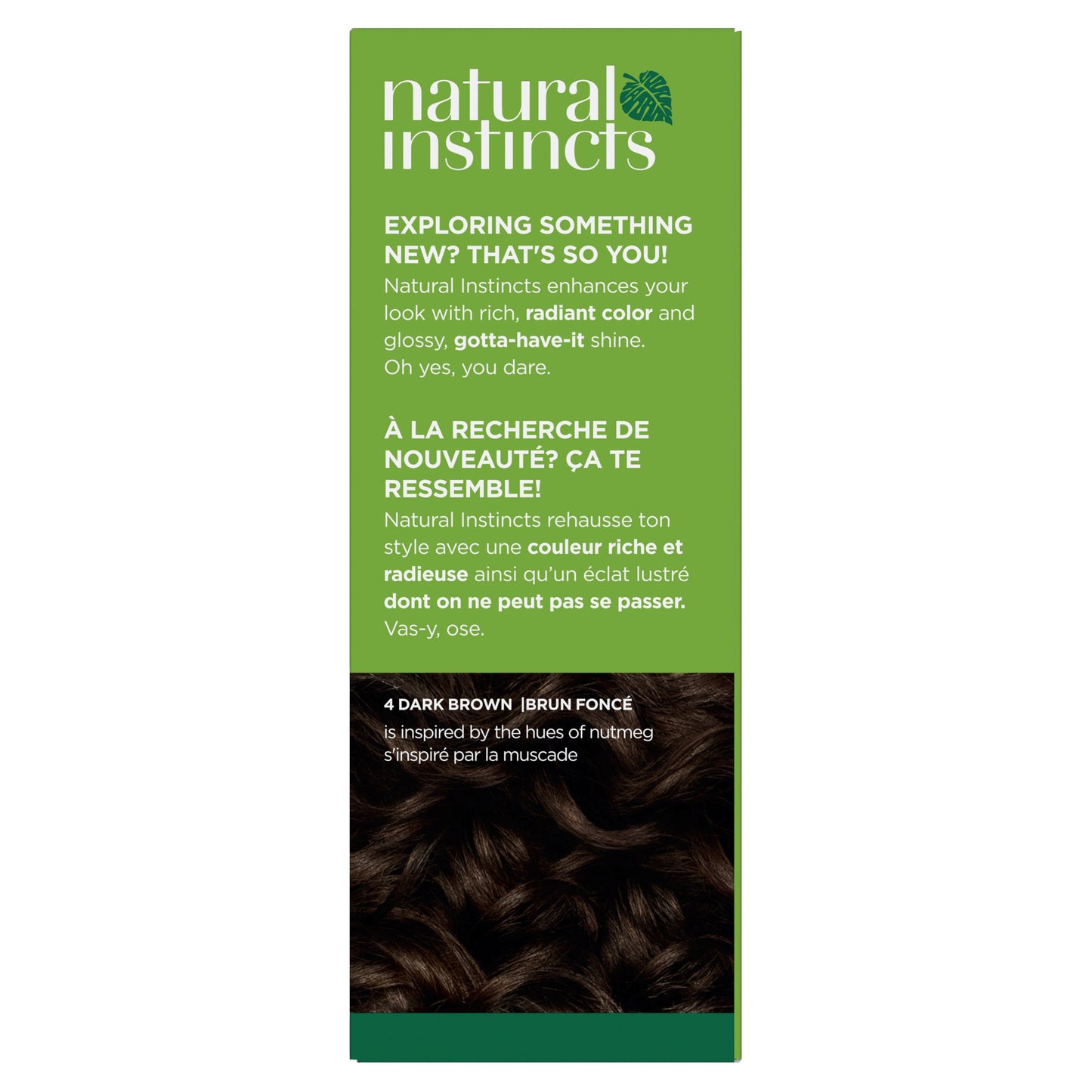 Clairol Natural Instincts Vegan Demi-Permanent Hair Color - 4 Dark Brown