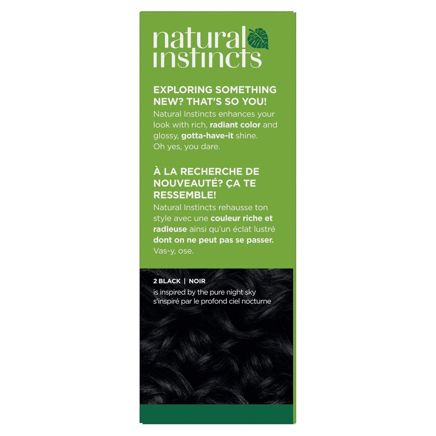 Clairol Natural Instincts Vegan Demi-Permanent Hair Color - 2 Black