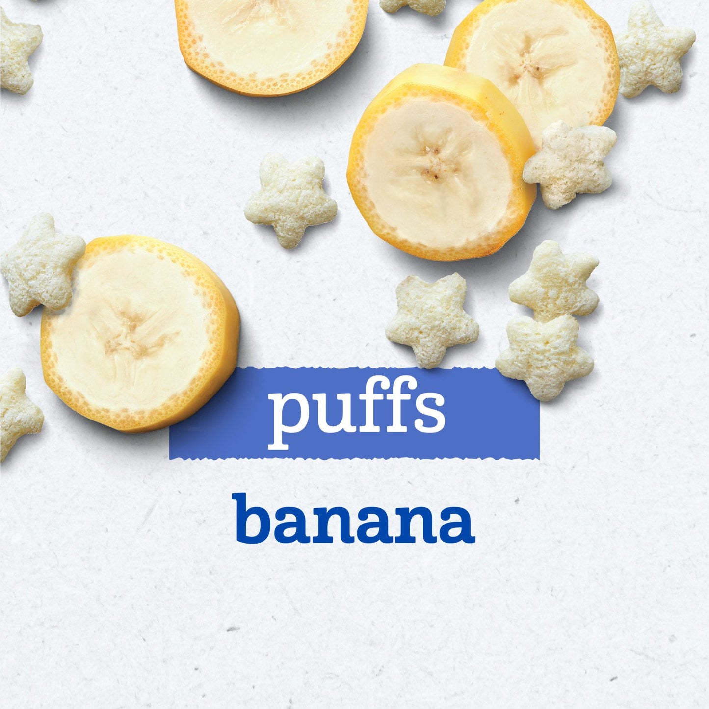 Gerber Stage 3 Baby Puffed Grain Snacks - Banana Puffs