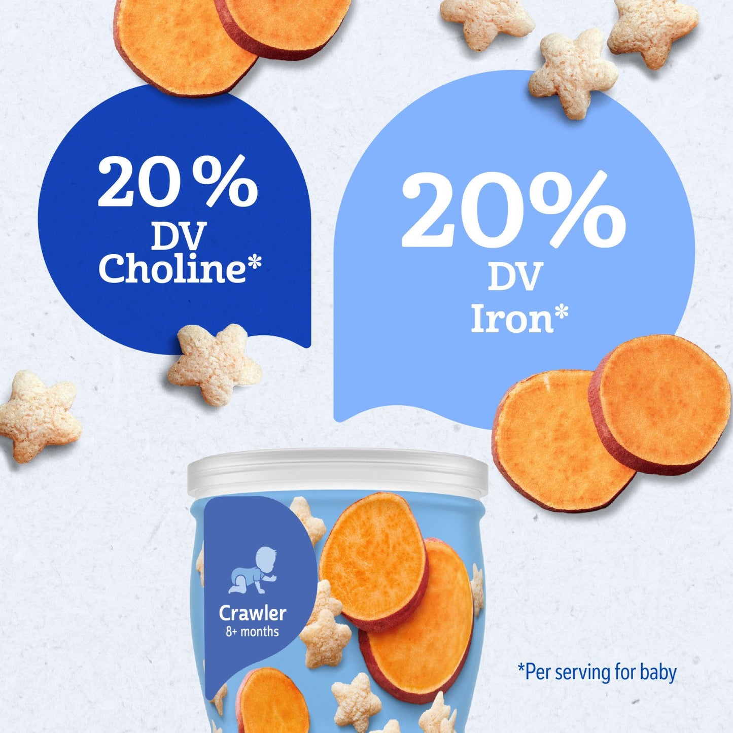 Gerber Snacks for Baby Grain & Grow Puffs - Sweet Potato