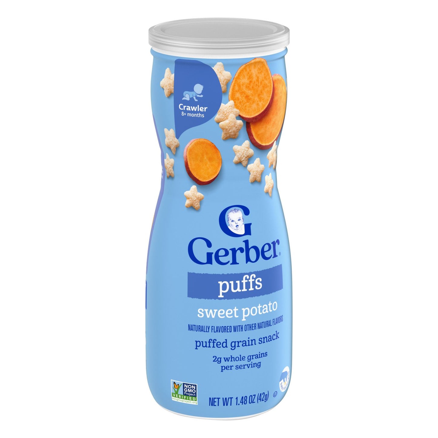 Gerber Snacks for Baby Grain & Grow Puffs - Sweet Potato