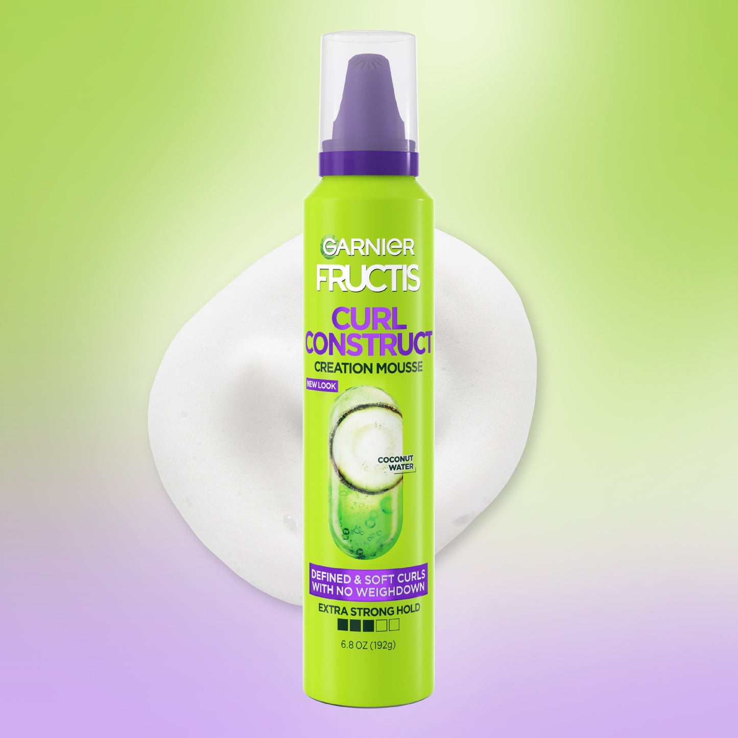 Garnier Fructis Curl Construct Creation Mousse with Coconut Water - Extra Strong Hold