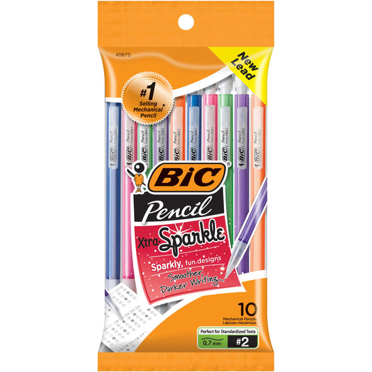 BIC Xtra Sparkle 0.7mm Mechanical Pencils