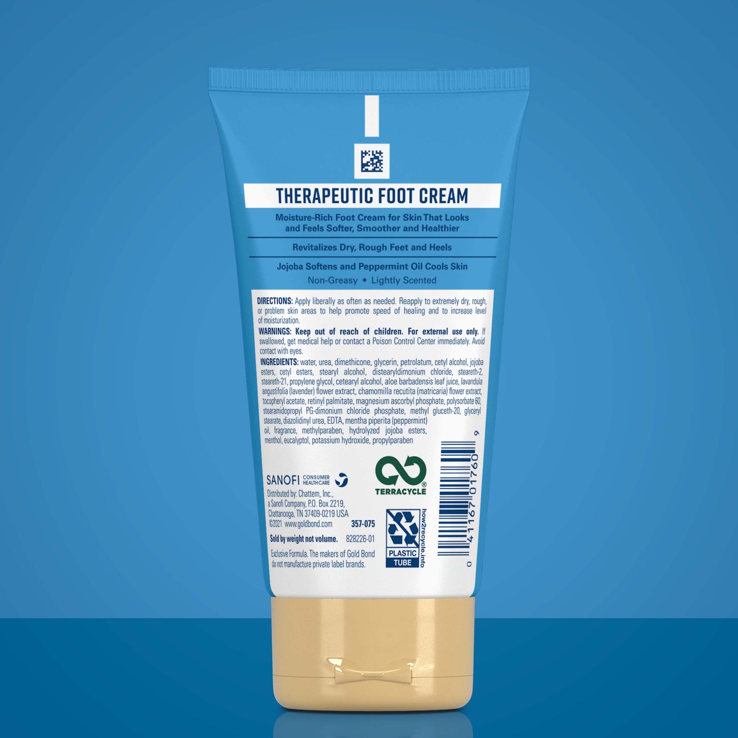 Gold Bond Therapeutic Foot Cream - Jojoba & Peppermint Oil