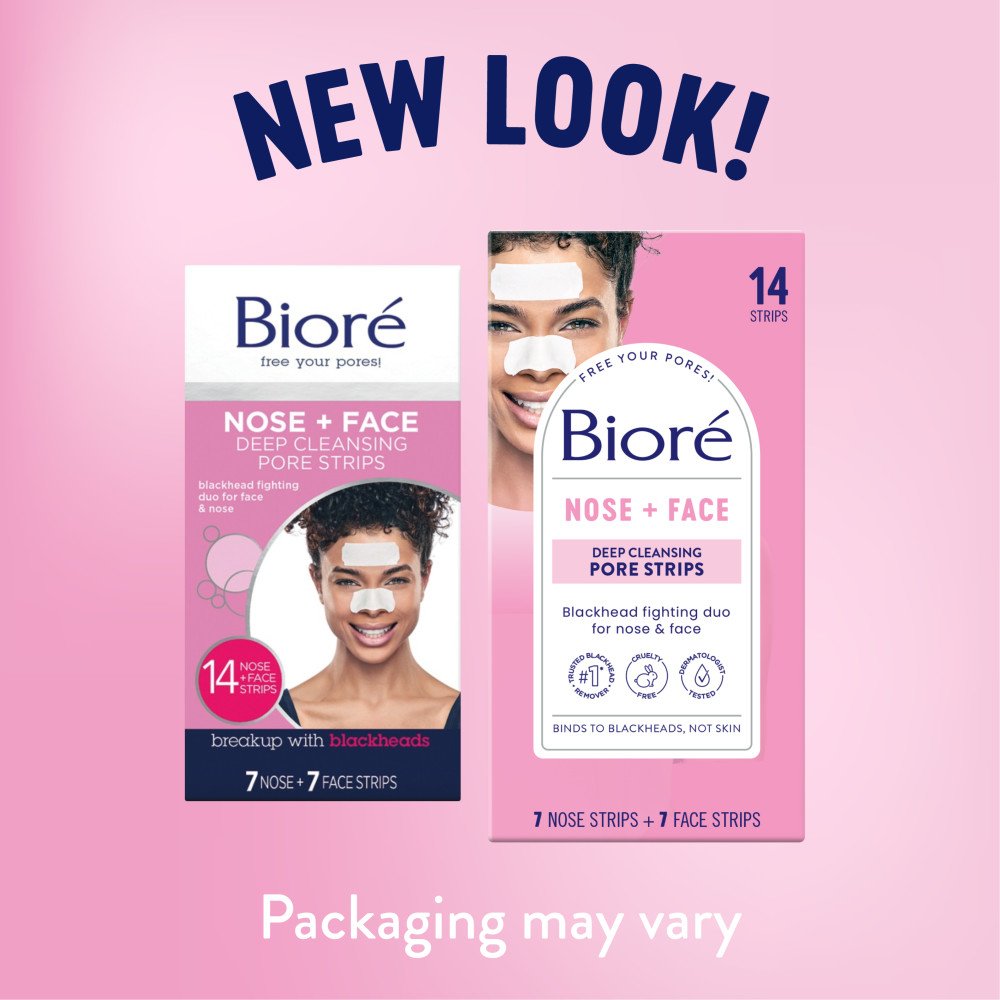 Bioré Nose + Face Deep Cleansing Pore Strips