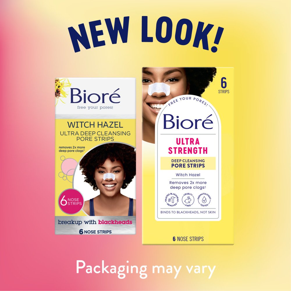 Bioré Ultra Strength Deep Cleansing Pore Strips with Witch Hazel