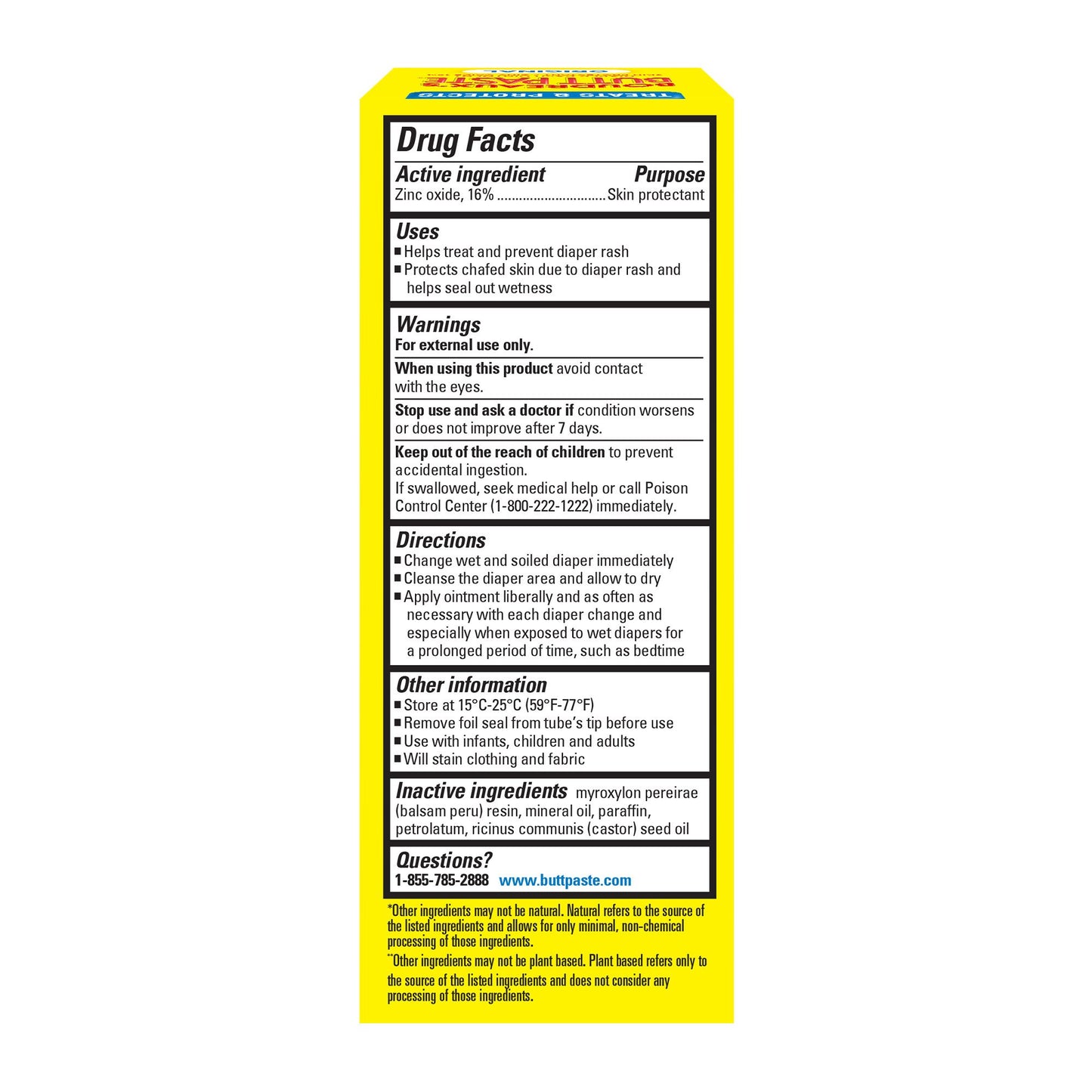 Boudreaux's Butt Paste Diaper Rash Cream Ointment