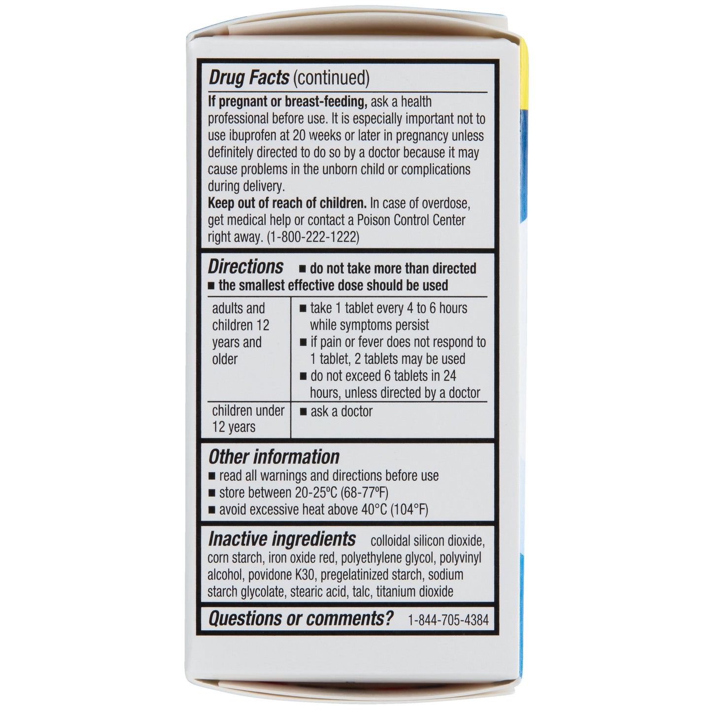 H-E-B Ibuprofen Fever & Pain Relief Coated Tablets – 200 mg
