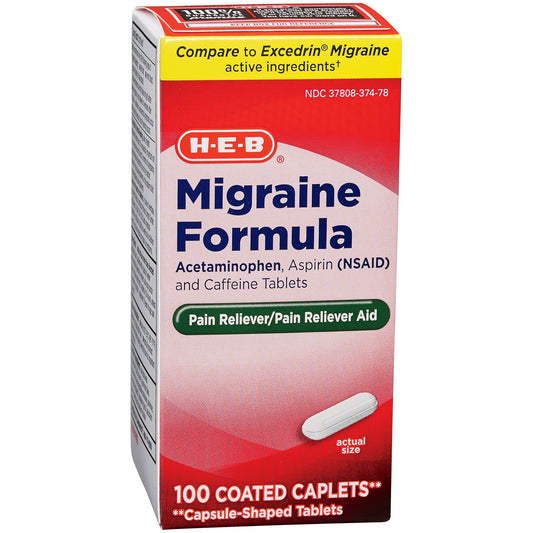 H-E-B Migraine Formula Caplets