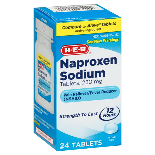 H-E-B Naproxen Sodium 220 mg Tablets