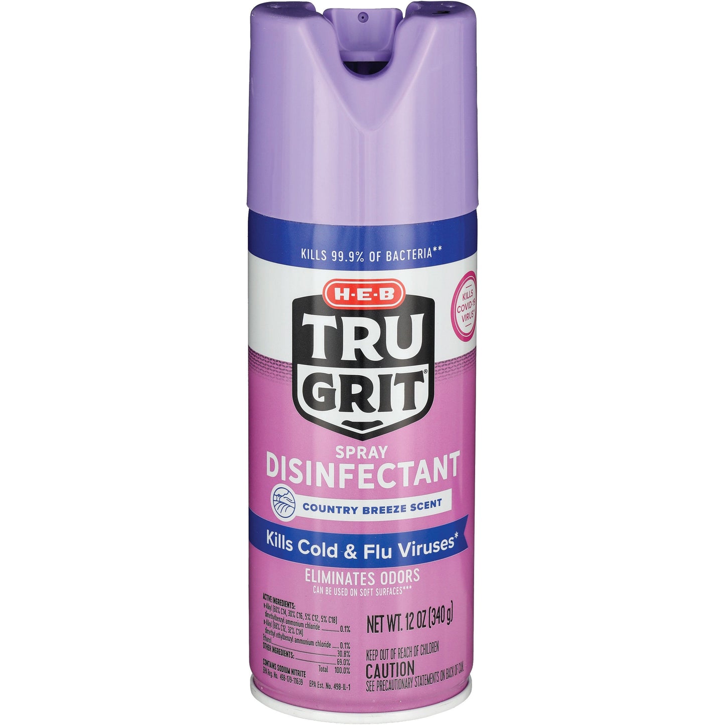 H-E-B Tru Grit Disinfectant Spray - Country Breeze