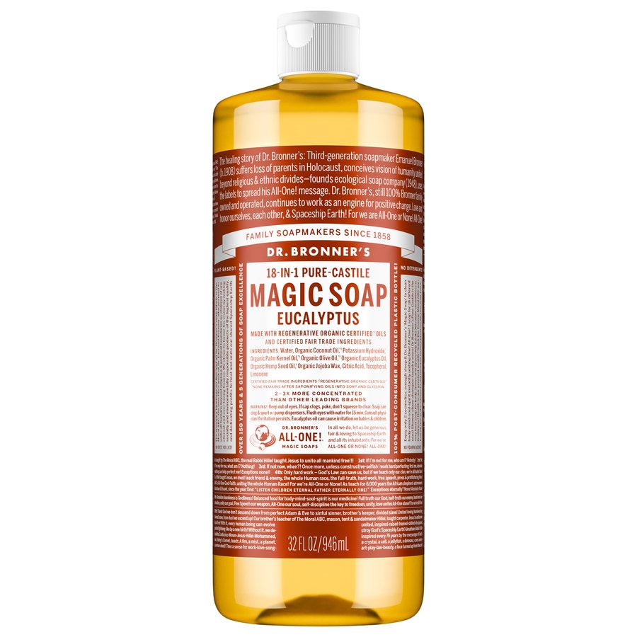 Dr. Bronner's 18-in-1 Pure-Castile Soap - Hemp Eucalyptus
