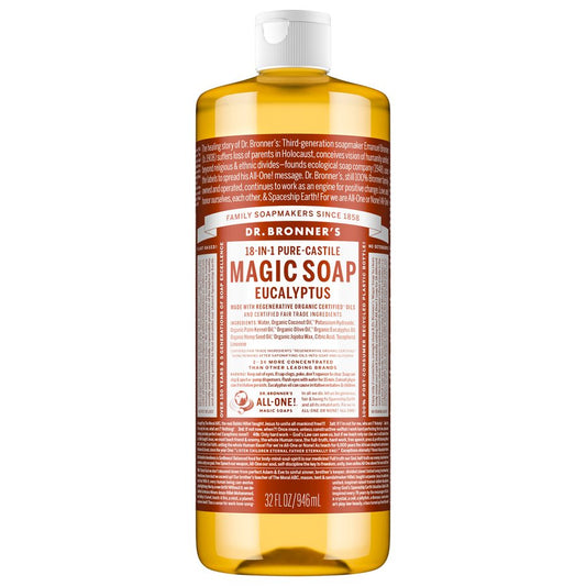 Dr. Bronner's 18-in-1 Pure-Castile Soap - Hemp Eucalyptus