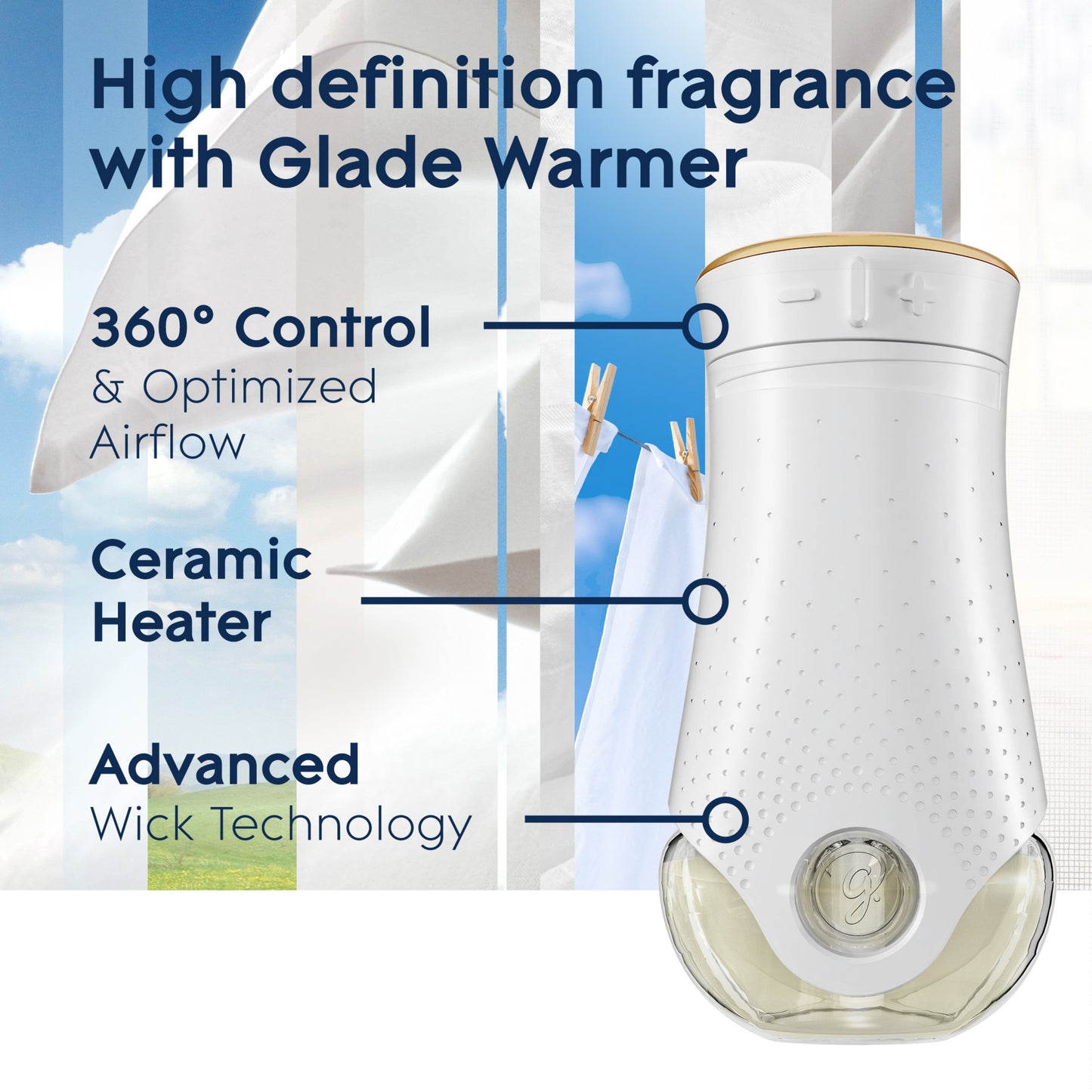 Glade PlugIns Scented Oil Air Freshener Refills - Clean Linen