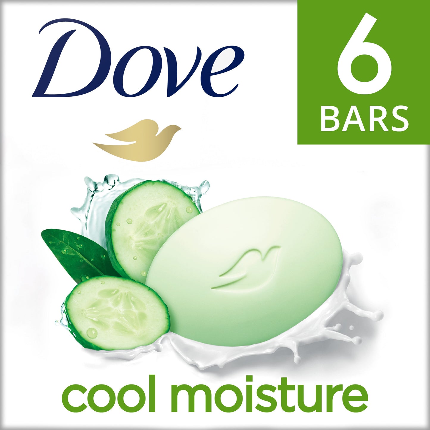 Dove Skin Care Beauty Bar Cucumber And Green Tea 6 Bars