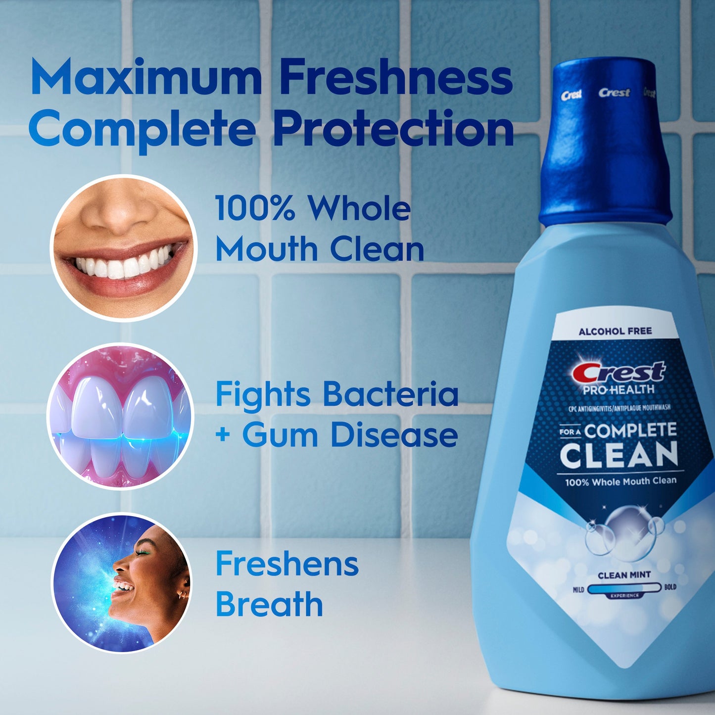 Crest Pro-Health Multi-Protection Mouthwash - Clean Mint