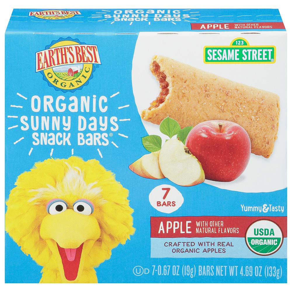 Earth's Best Organic Sunny Days Snack Bars - Apple
