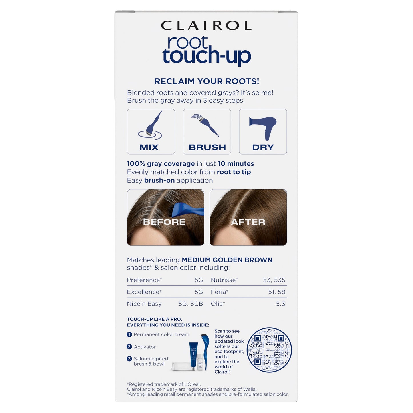 Clairol Nice 'N Easy Permanent Root Touch-Up - 5G Medium Golden Brown