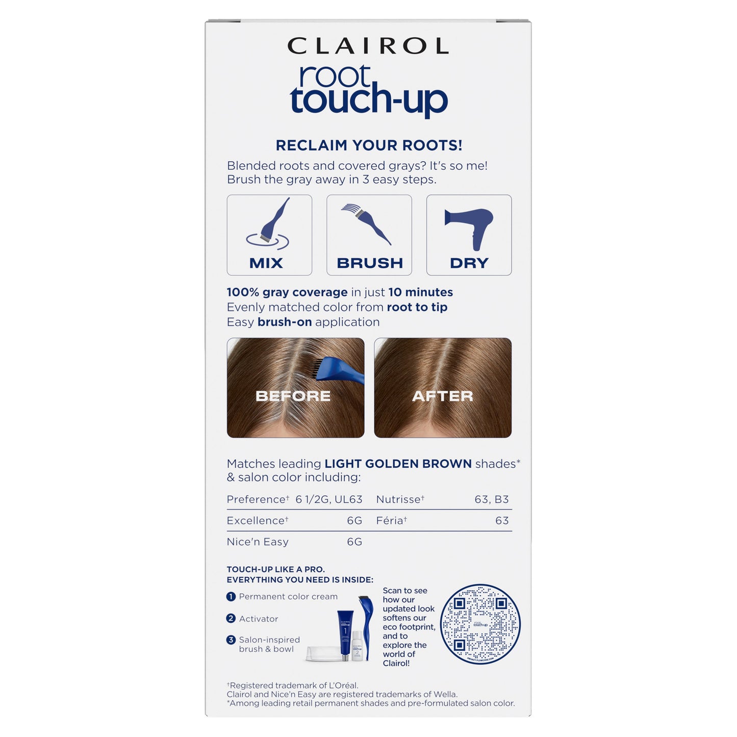Clairol Nice 'N Easy Permanent Root Touch-Up - 6G Light Golden Brown