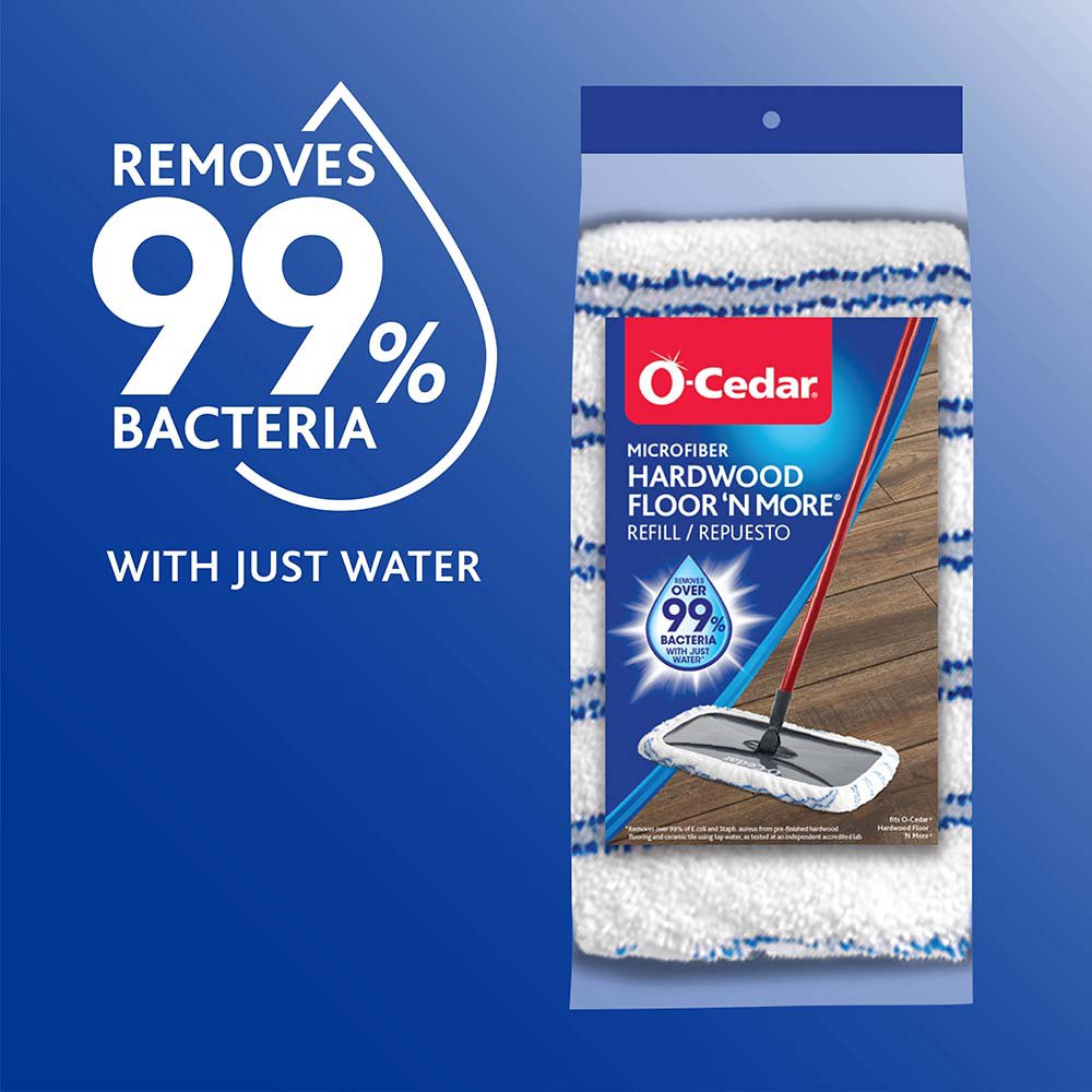 O-Cedar Hardwood Floor ‘N More Microfiber Mop Refill