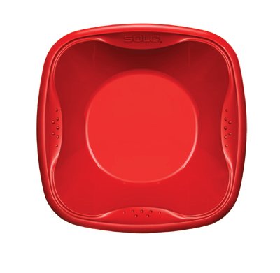 Solo Squared Plastic Bowls, Assorted Colors, 22 oz