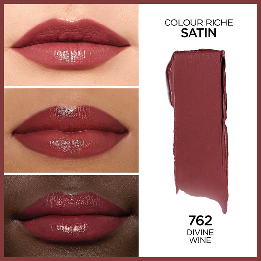 L'Oréal Paris Colour Riche Original Satin Lipstick - Divine Wine