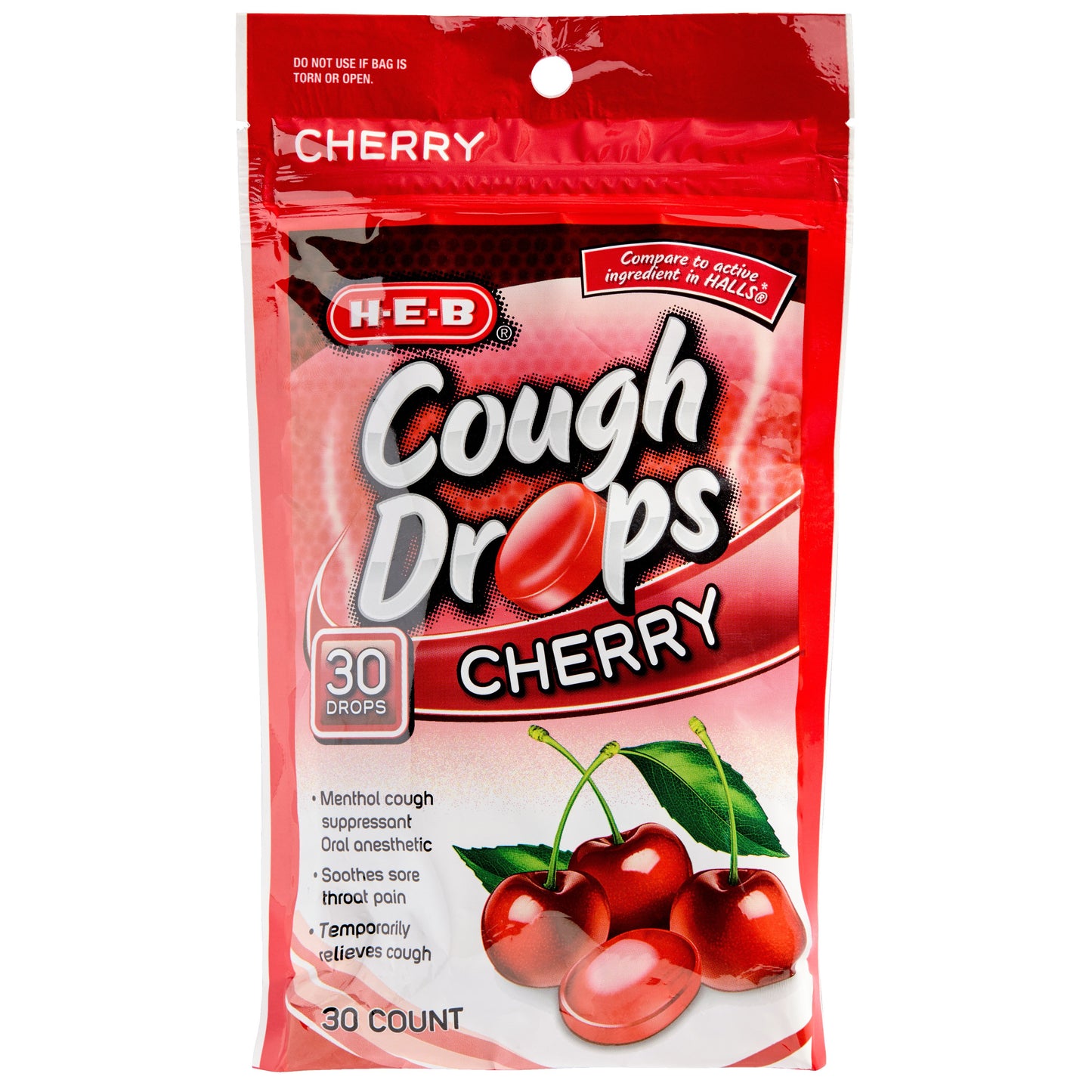 H-E-B Cough Drops - Cherry