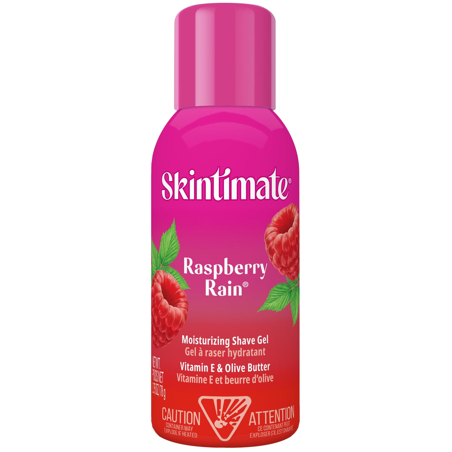 Skintimate Travel Size Moisturizing Shave Gel - Raspberry Rain