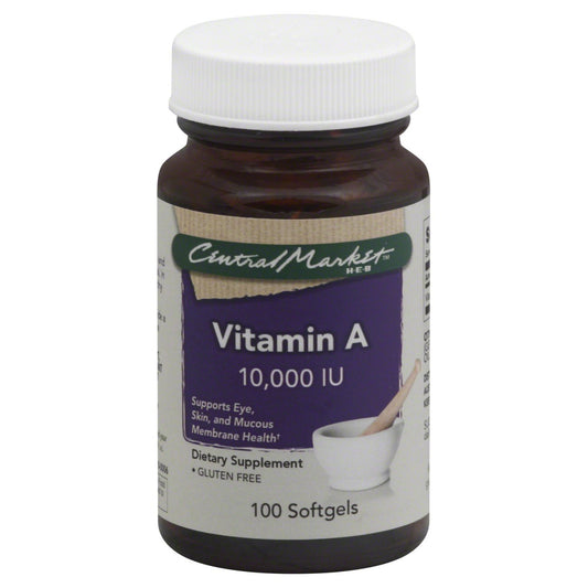 Central Market Vitamin A 10000 IU Softgels