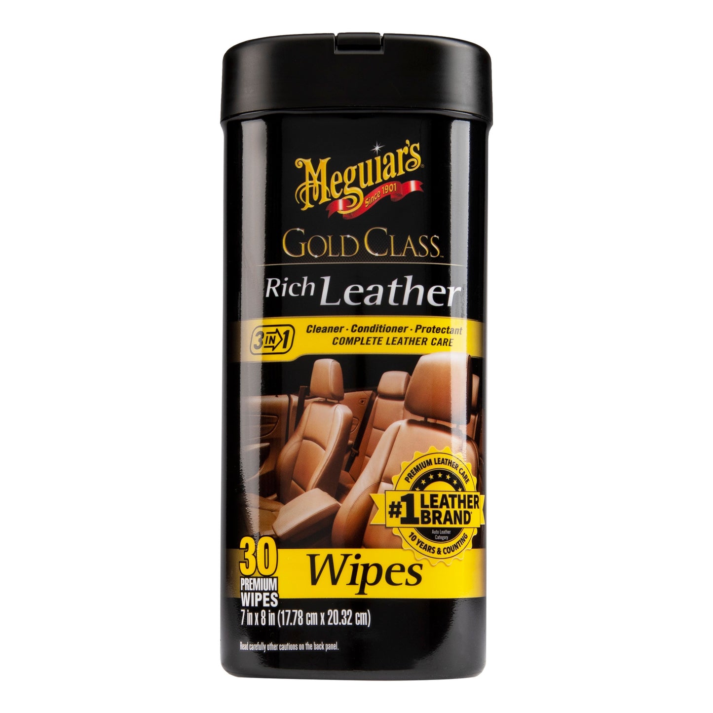 Meguiar's Gold Class Rich Leather Wipes