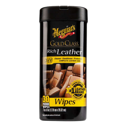 Meguiar's Gold Class Rich Leather Wipes