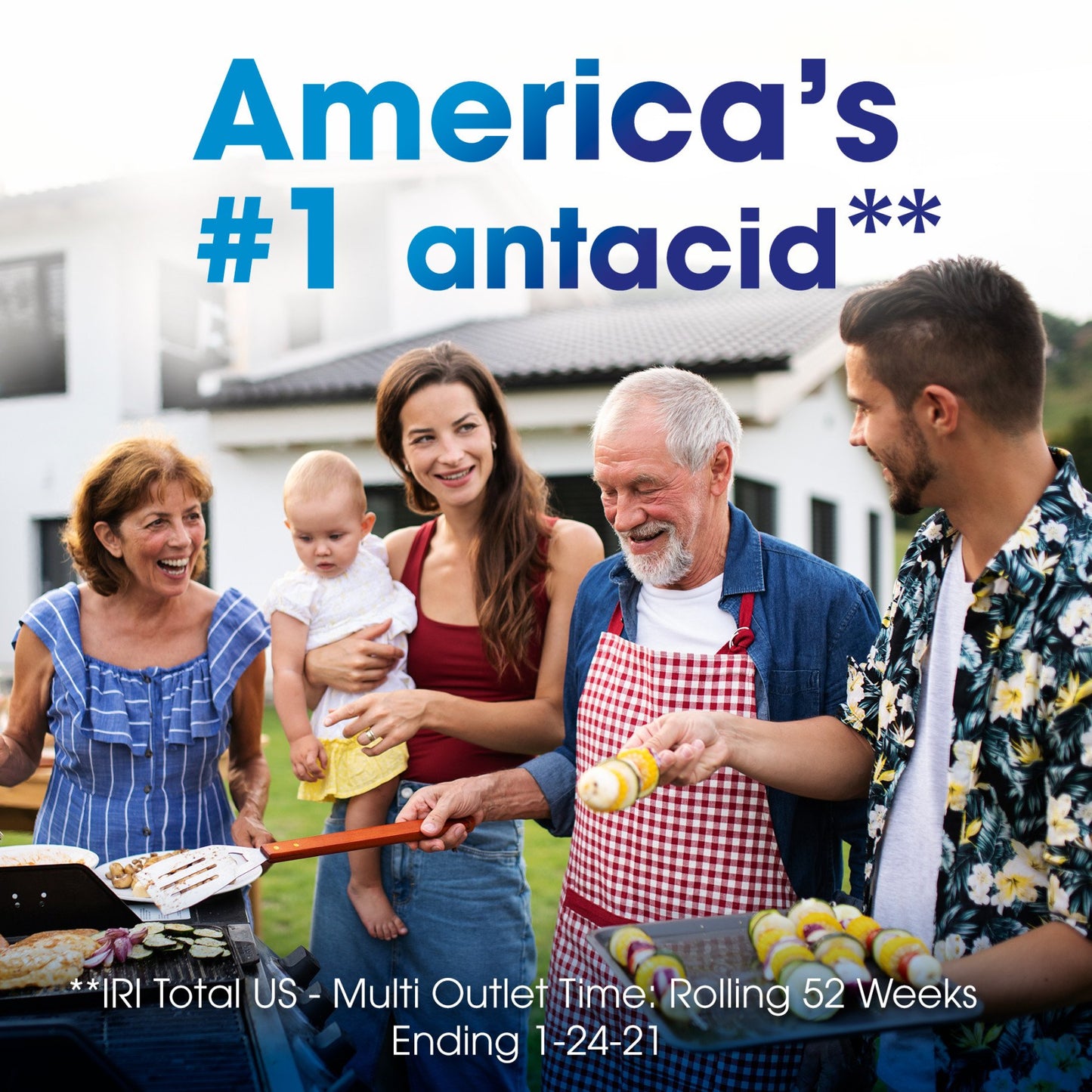 Tums Chewable Antacid Tablets for Ultra Strength Heartburn Relief, Tropical Fruit