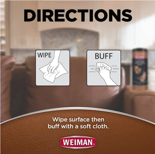 Weiman Leather Wipes
