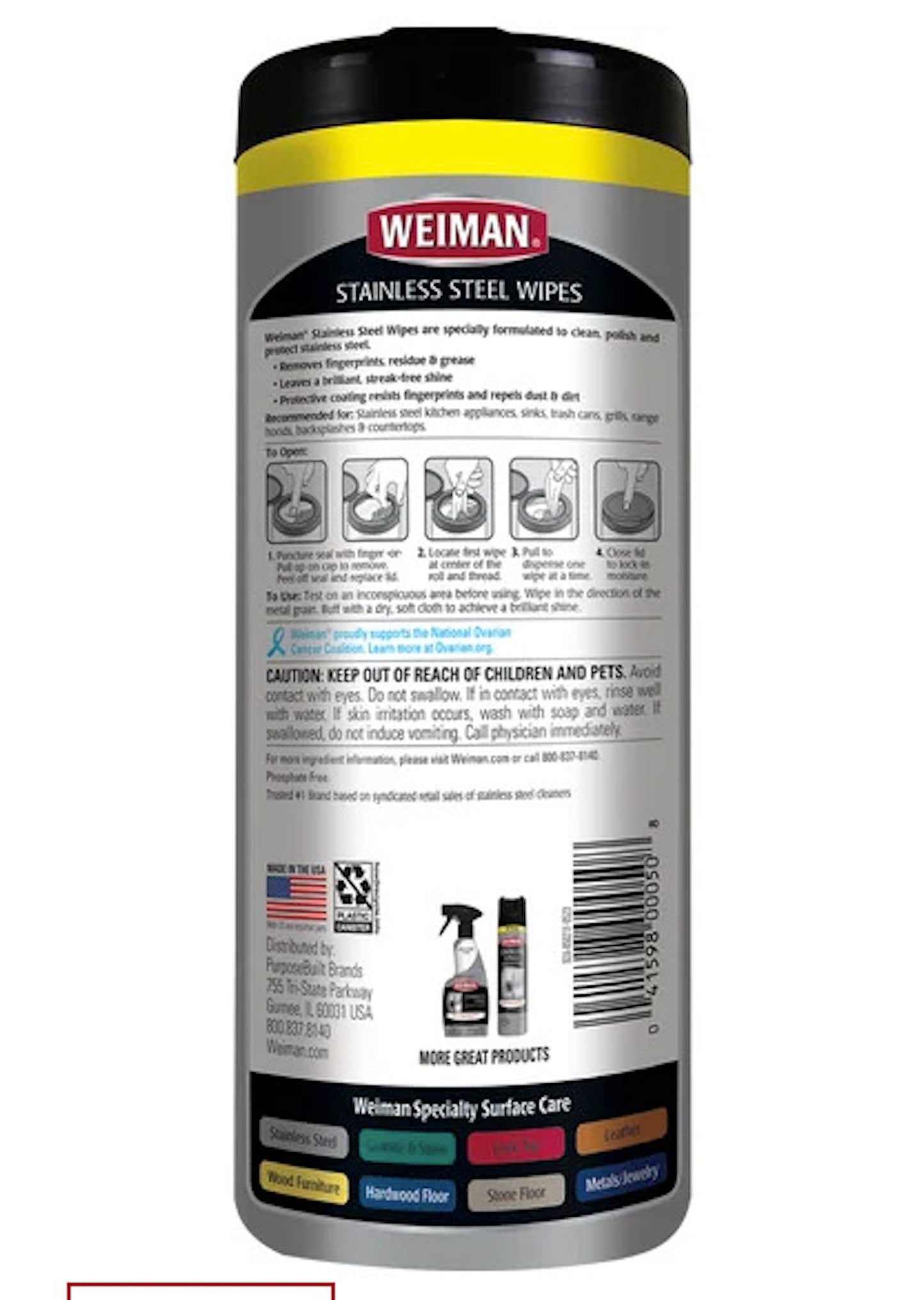 Weiman Stainless Steel Wipes