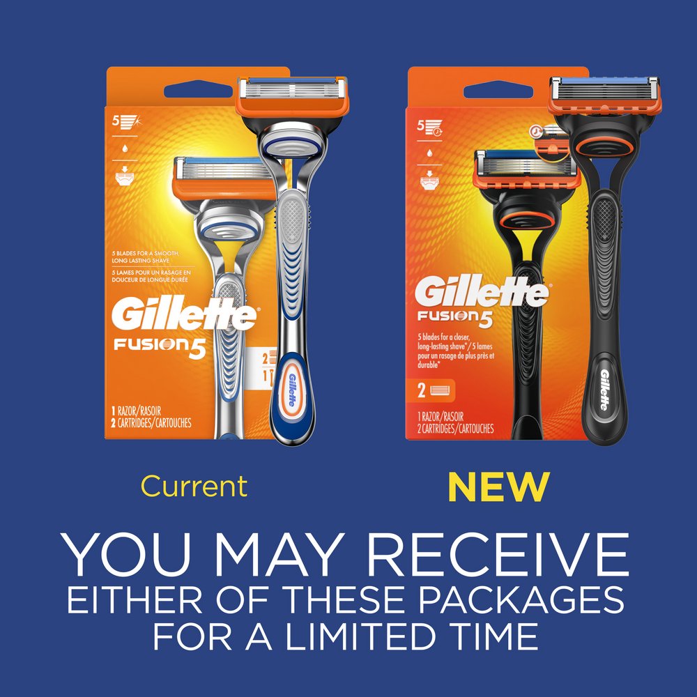 Gillette Fusion5 Razor + 2 Blade Refills