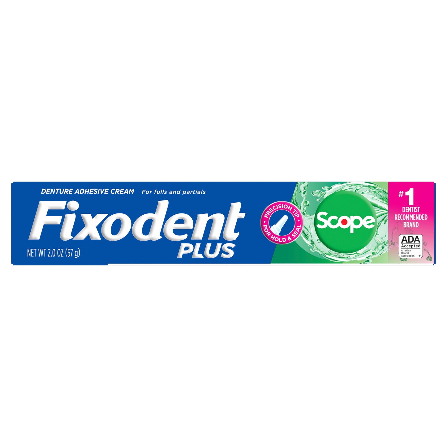 Fixodent Plus Scope Precision Hold & Seal Adhesive Cream