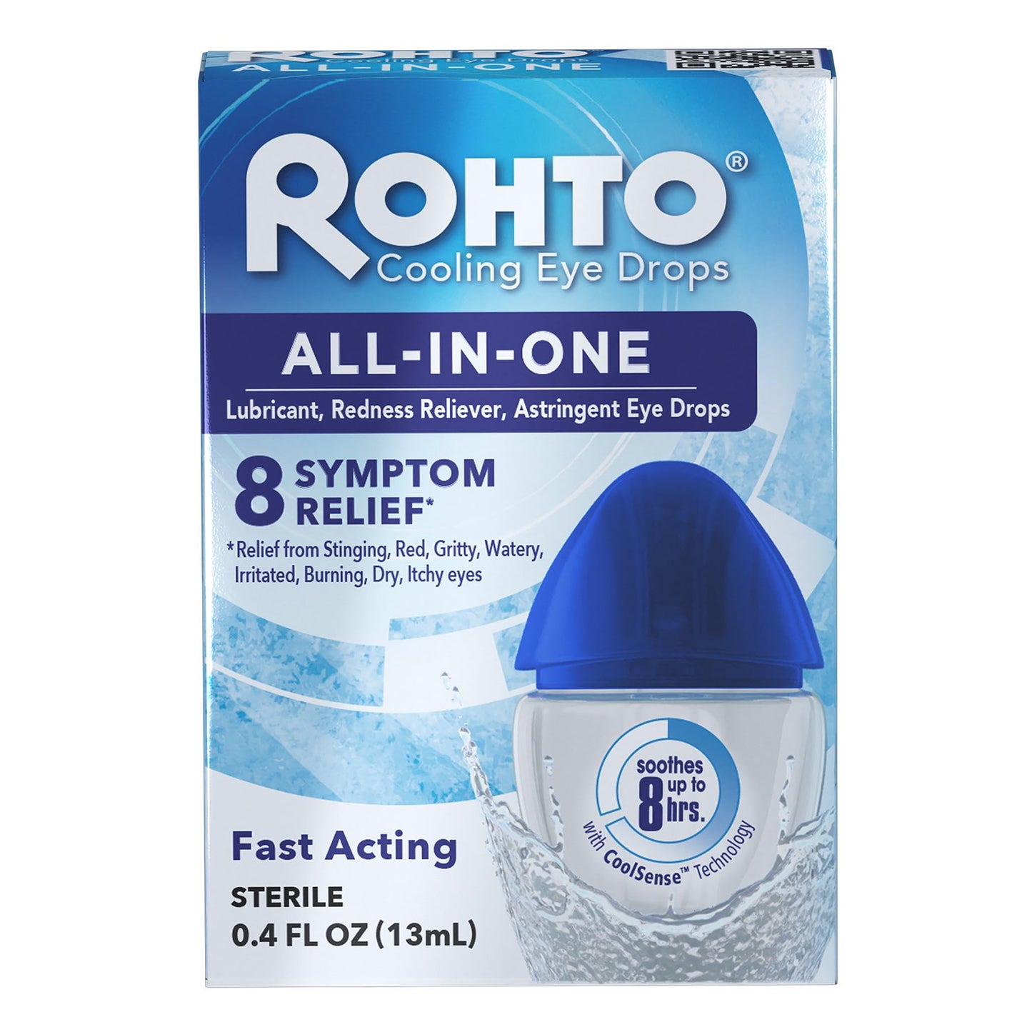 Rohto All-In-One Redness Reliever Cooling Eye Drops