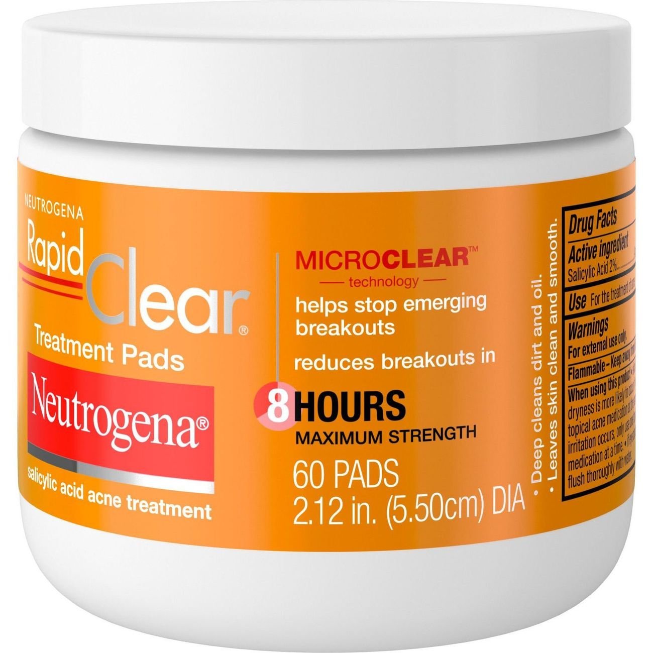 Neutrogena Rapid Clear Maximum Strength Acne Treatment Pads