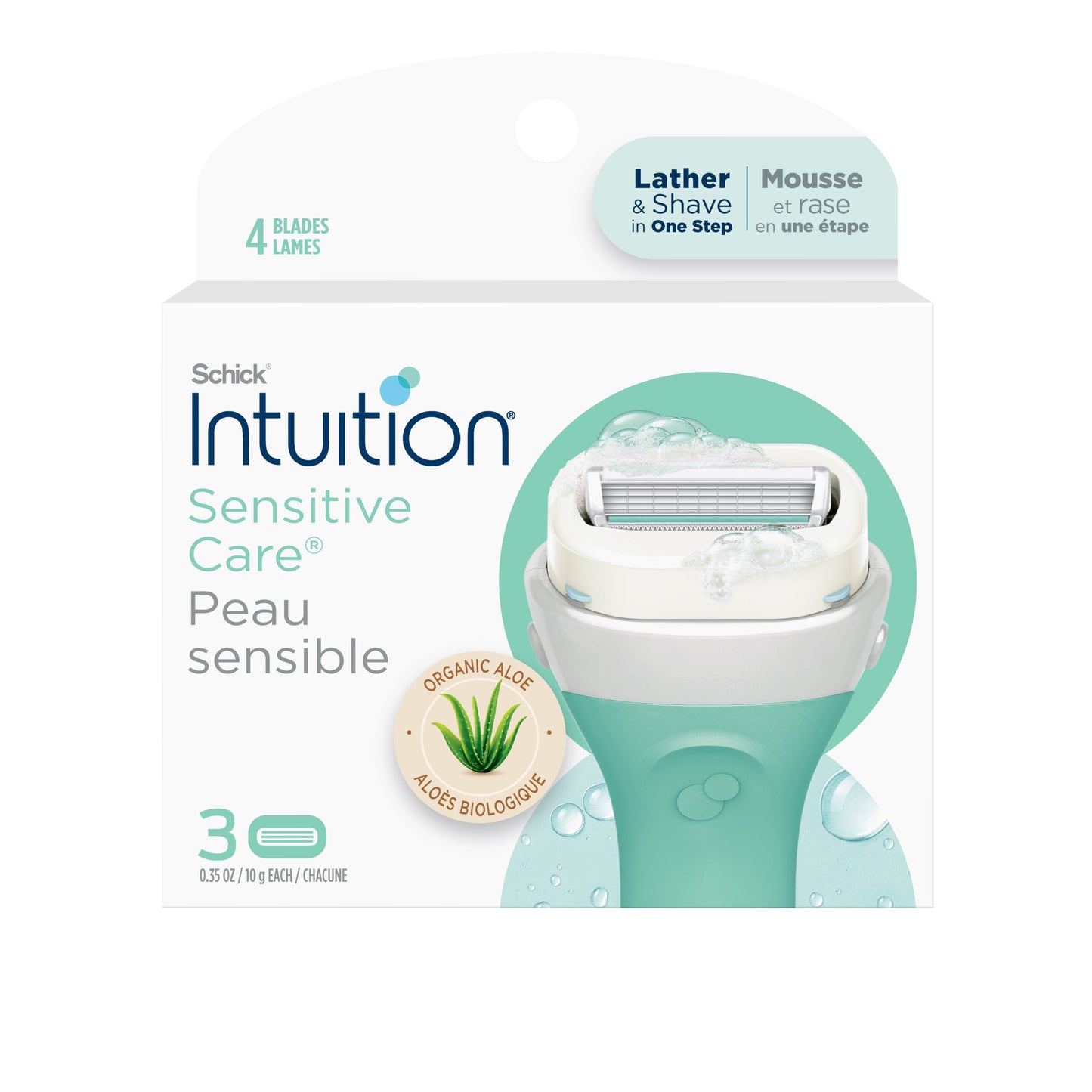 Schick Intuition Sensitive Care with Aloe Women's Razor Blades Refills