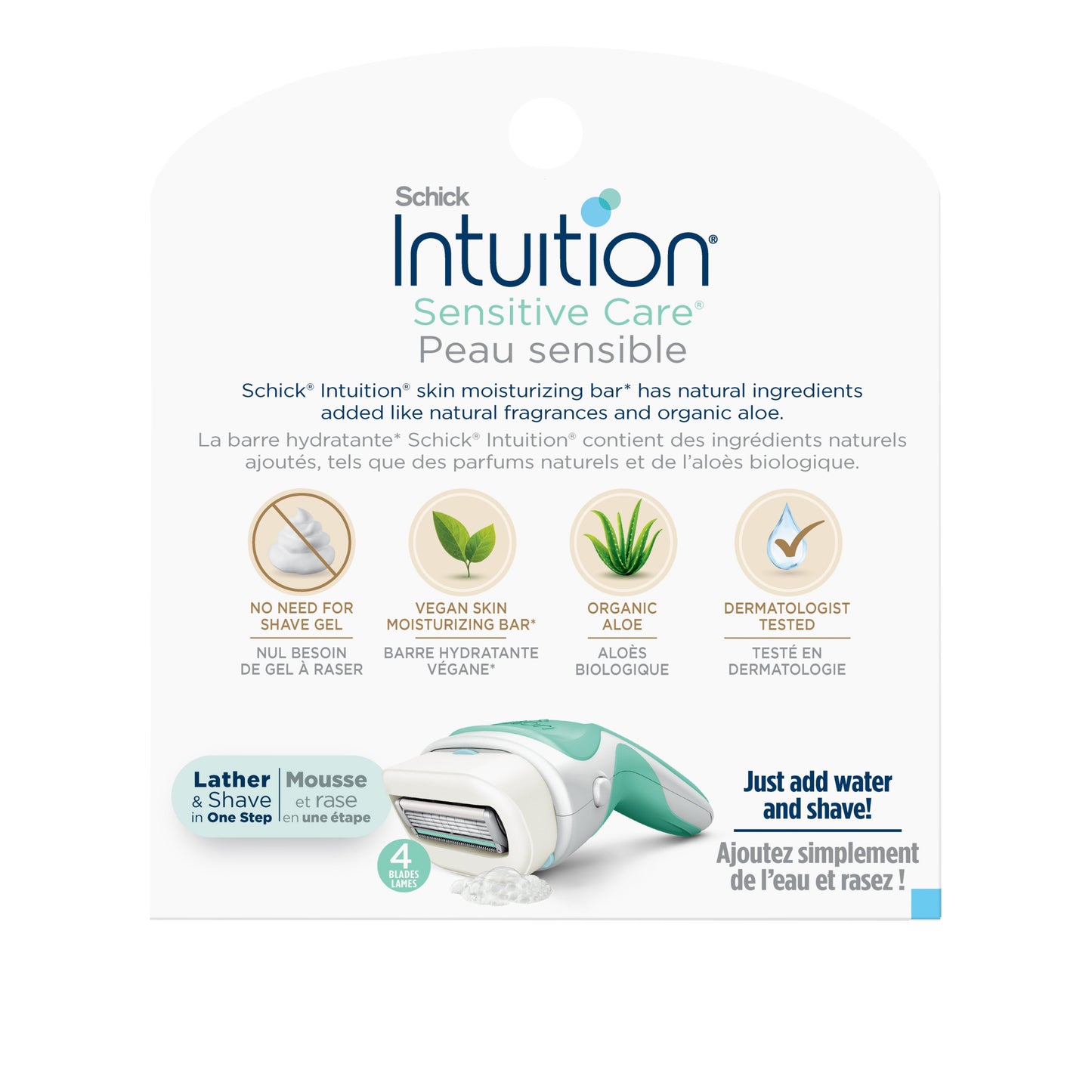 Schick Intuition Sensitive Care with Aloe Women's Razor Blades Refills