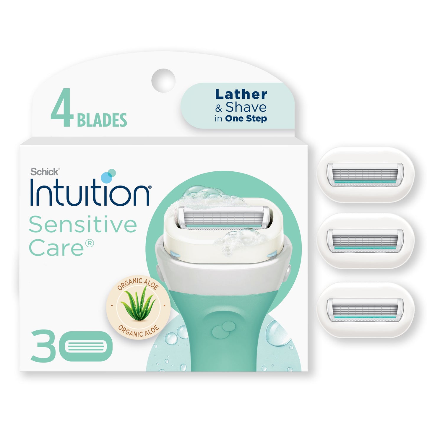 Schick Intuition Sensitive Care with Aloe Women's Razor Blades Refills