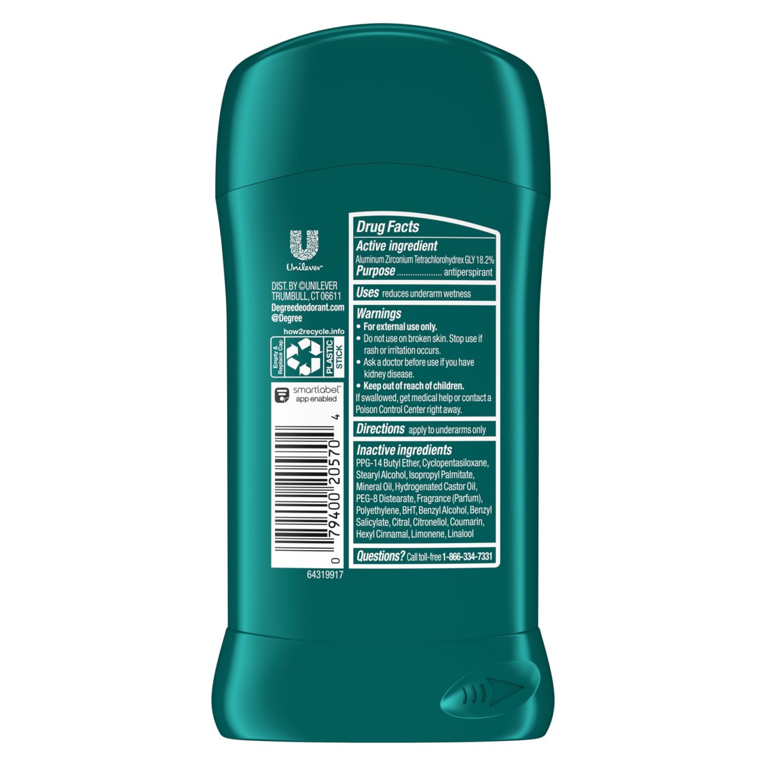 Degree 48 Hr Antiperspirant Deodorant - Cool Comfort
