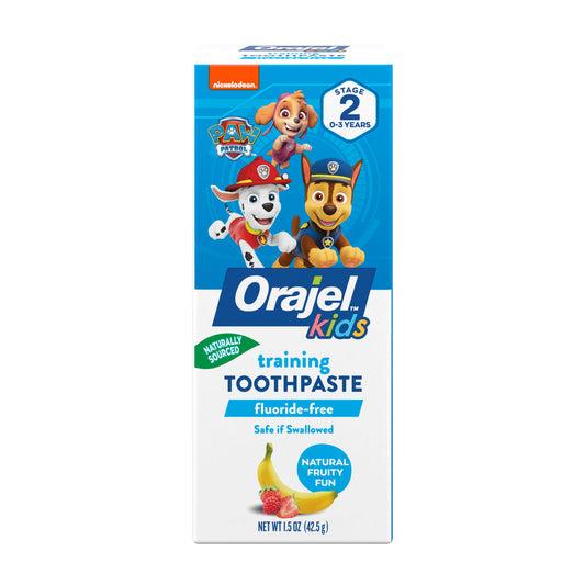 Orajel PAW Patrol Fluoride Free Training Toothpaste - Fruity Fun