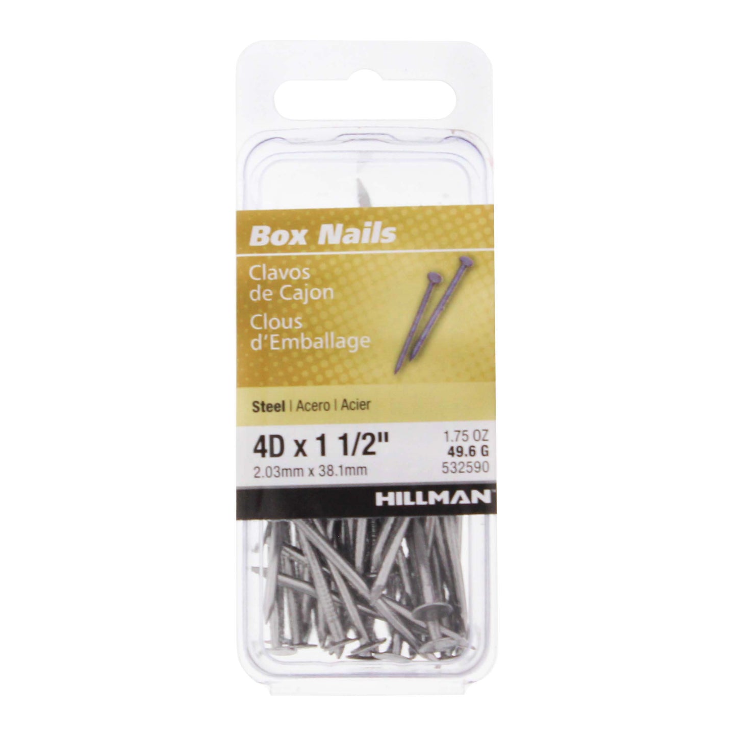 The Hillman Group 4D Polished Box Nails